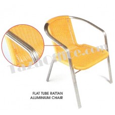 Rattan Aluminium Chair (Flat Tube)